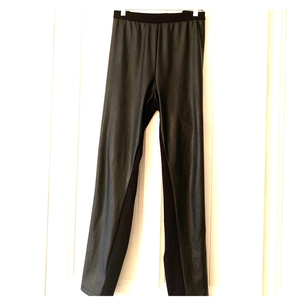 Michael Kors Faux Leather Leggings 2X Black
